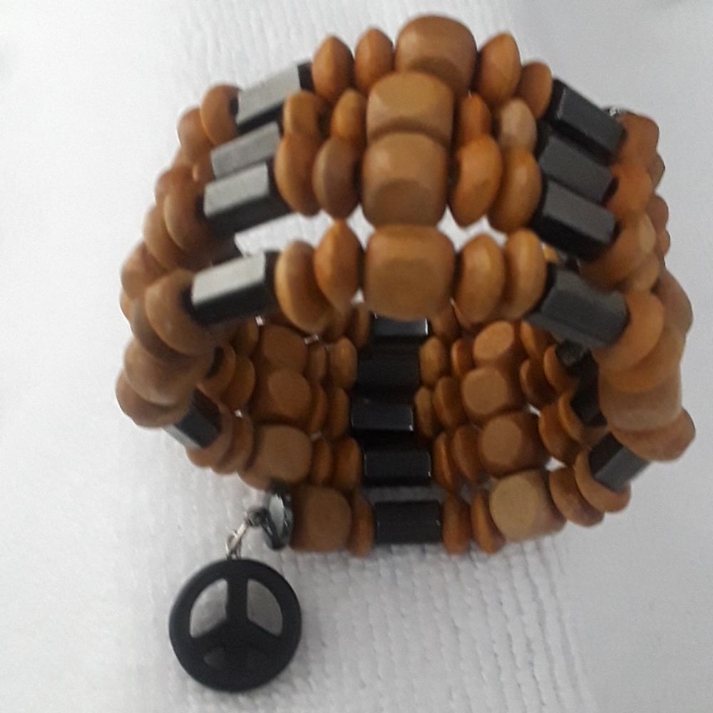 Quadruple wrap bracelet